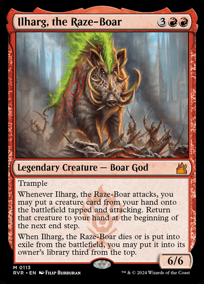 Ilharg, the Raze-Boar 113 (Ravnica Remastered)  | Good Games Adelaide SA