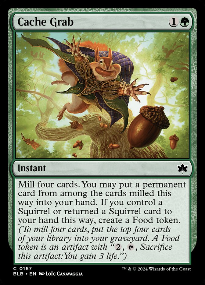 Cache Grab 167 (Bloomburrow)  - Foil | Good Games Adelaide SA
