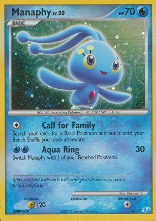 Manaphy (4/12) [Diamond & Pearl: Trainer Kit - Manaphy] | Good Games Adelaide SA