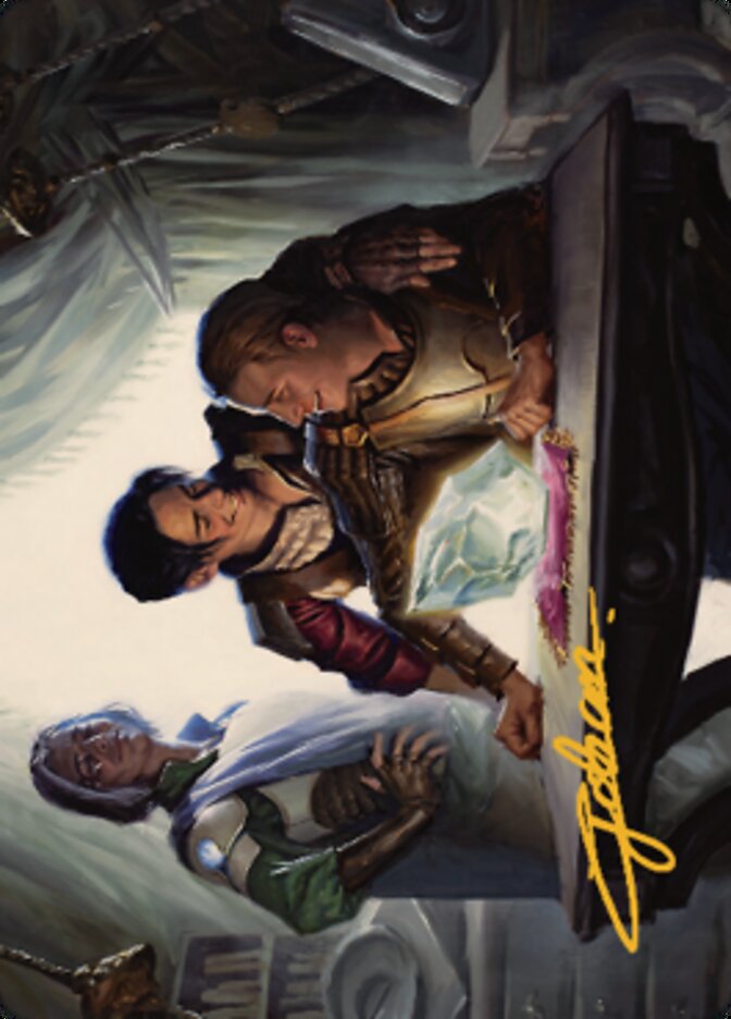 Tocasia's Welcome Art Card (Gold-Stamped Signature) [The Brothers' War Art Series] | Good Games Adelaide SA