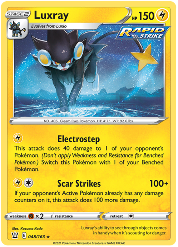 Luxray (048/163) [Sword & Shield: Battle Styles] | Good Games Adelaide SA