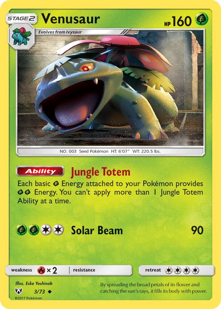 Venusaur 3/73 (Shining Legends)  | Good Games Adelaide SA