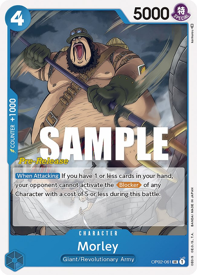 Morley [Paramount War Pre-Release Cards] | Good Games Adelaide SA