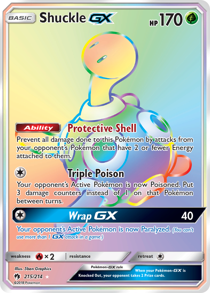 Shuckle GX (215/214) [Sun & Moon: Lost Thunder] | Good Games Adelaide SA