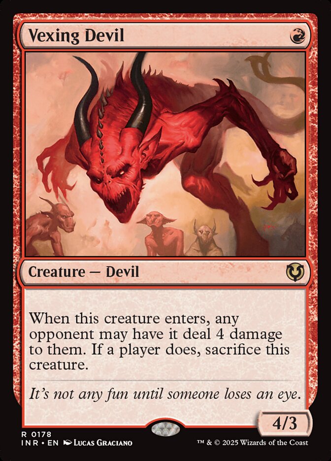 Vexing Devil 178 (Innistrad Remastered)  - Foil | Good Games Adelaide SA