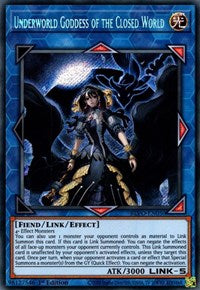 Underworld Goddess of the Closed World [BLVO-EN050] Secret Rare | Good Games Adelaide SA