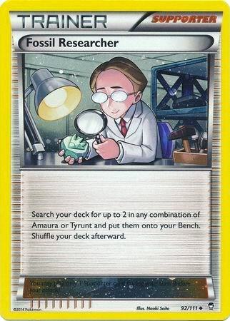 Fossil Researcher 092/111 (Miscellaneous Cards & Products)  - Cosmo Holofoil | Good Games Adelaide SA