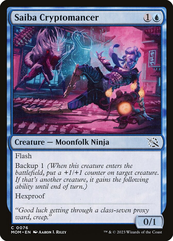 Saiba Cryptomancer 76 (March of the Machine)  - Foil | Good Games Adelaide SA