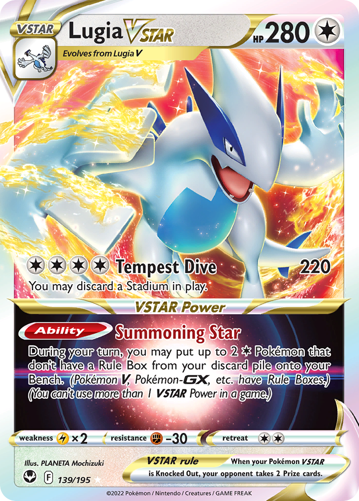 Lugia VSTAR (139/195) (Jumbo Card) [Sword & Shield: Silver Tempest] | Good Games Adelaide SA