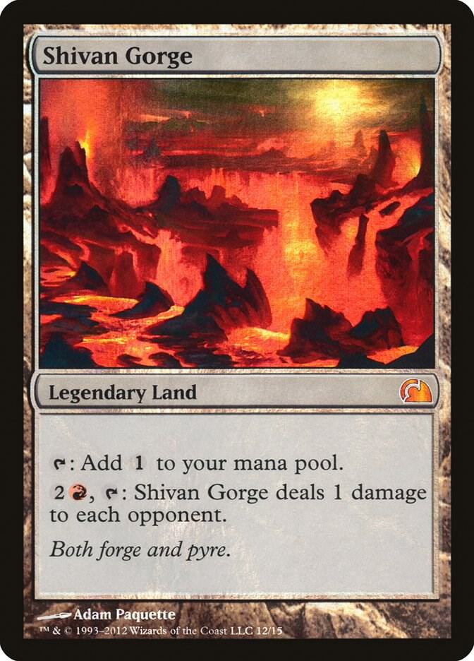 Shivan Gorge 12 (From the Vault: Realms)  - Foil | Good Games Adelaide SA