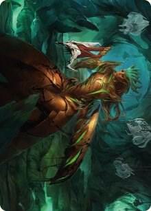 Glissa Sunslayer Art Card 47 (Art Series: Phyrexia: All Will Be One)  | Good Games Adelaide SA