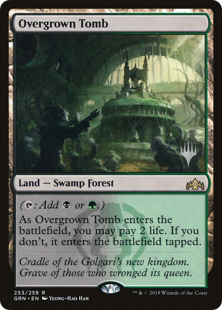 Overgrown Tomb 253 (Promo Pack: Throne of Eldraine)  | Good Games Adelaide SA