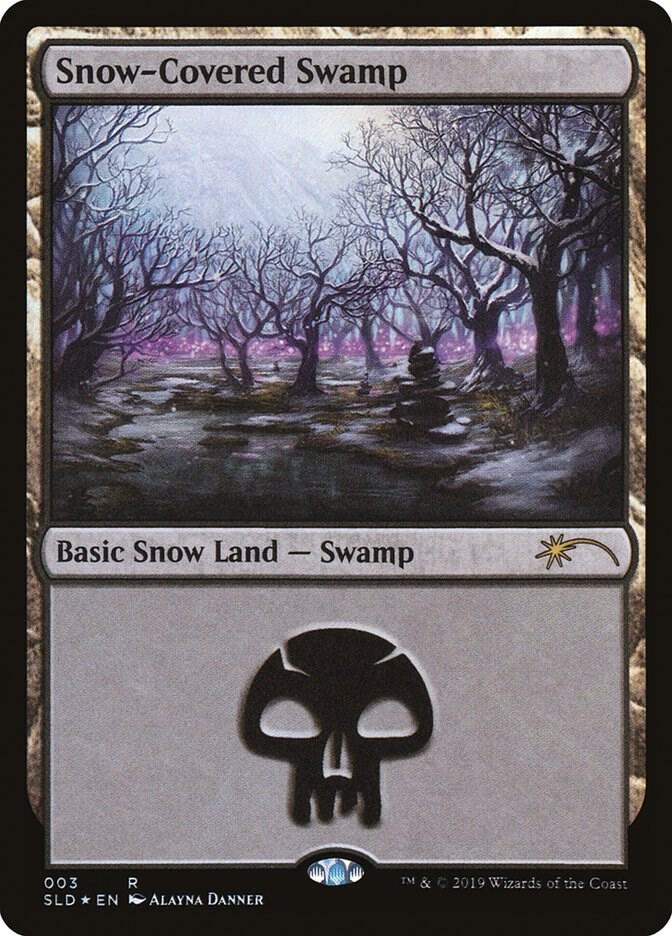 Snow-Covered Swamp 3 (Secret Lair Drop Series)  - Foil | Good Games Adelaide SA