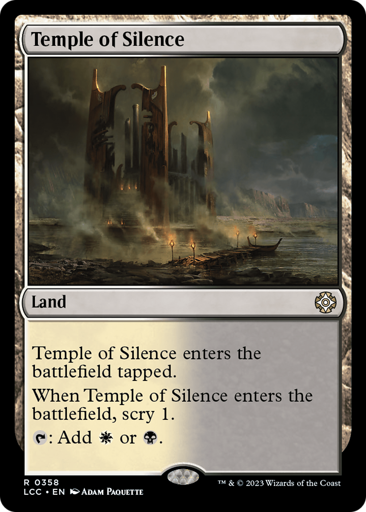 Temple of Silence [The Lost Caverns of Ixalan Commander] | Good Games Adelaide SA