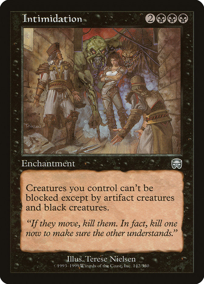 Intimidation 142 (Mercadian Masques)  - Foil | Good Games Adelaide SA