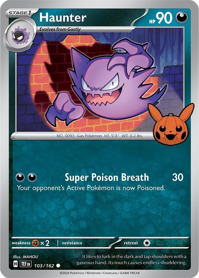 Haunter 103/162 (Trick or Trade BOOster Bundle 2024)  | Good Games Adelaide SA