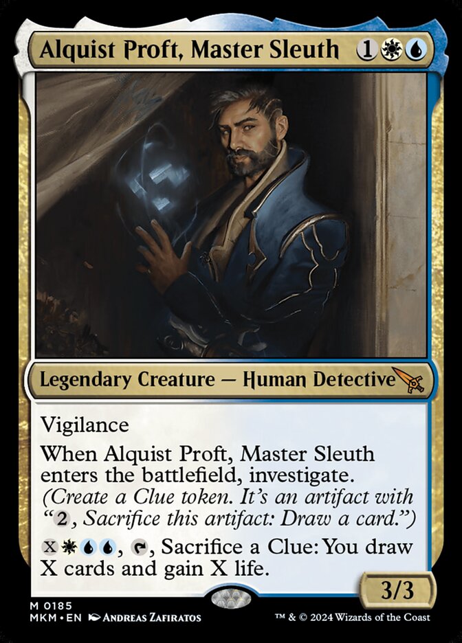 Alquist Proft, Master Sleuth 185 (Murders at Karlov Manor)  - Foil | Good Games Adelaide SA