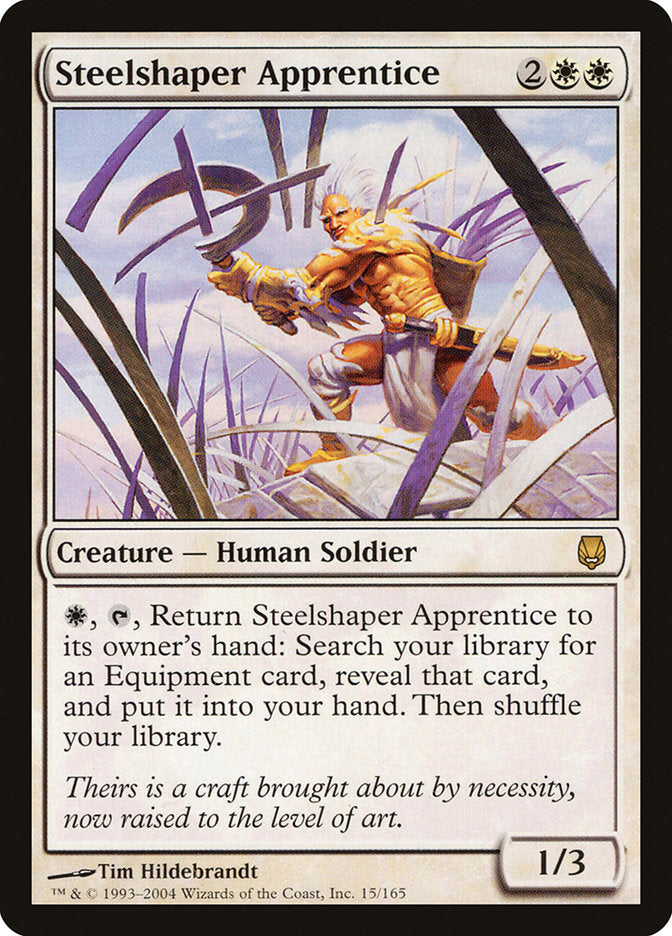Steelshaper Apprentice 15 (Darksteel)  - Foil | Good Games Adelaide SA
