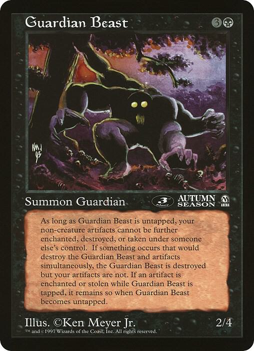 Guardian Beast 3rd Place Arena League  (Oversize Cards)  | Good Games Adelaide SA