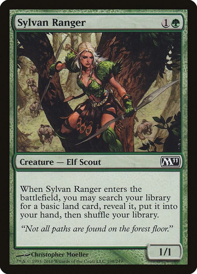 Sylvan Ranger 198 (Magic 2011 (M11))  - Foil | Good Games Adelaide SA