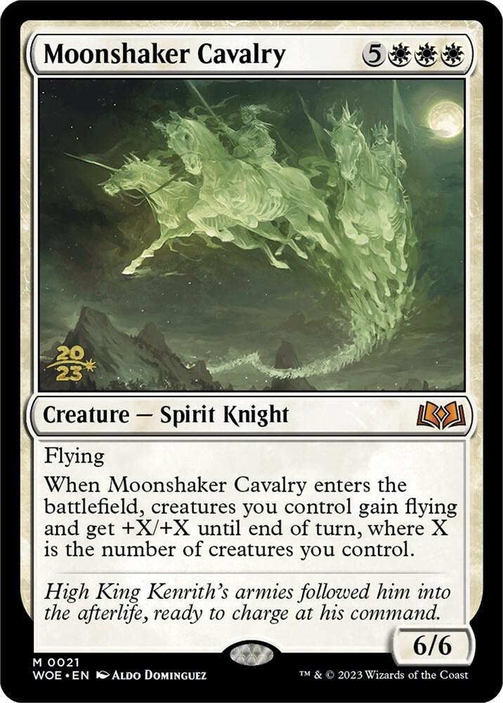 Moonshaker Cavalry 21 (Prerelease Cards)  - Foil | Good Games Adelaide SA