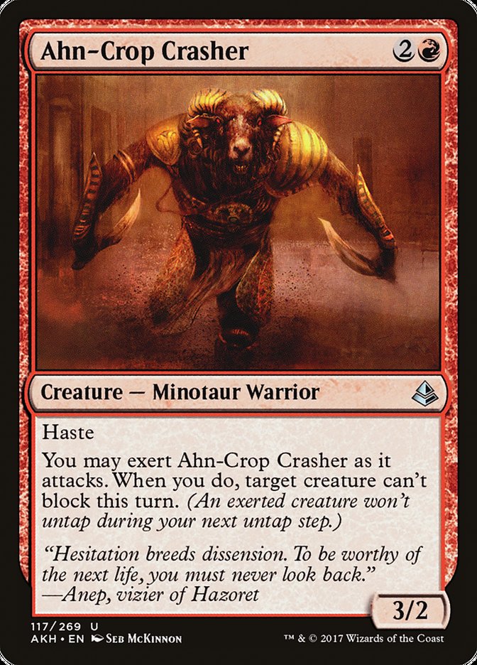 Ahn-Crop Crasher 117 (Amonkhet)  - Foil | Good Games Adelaide SA