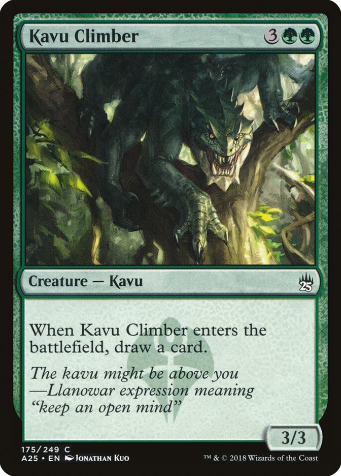 Kavu Climber 175 (Masters 25)  - Foil | Good Games Adelaide SA