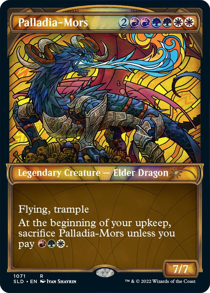 Palladia Mors Stained Glass Textured Foil 1071 (Secret Lair Drop Series)  - Foil | Good Games Adelaide SA