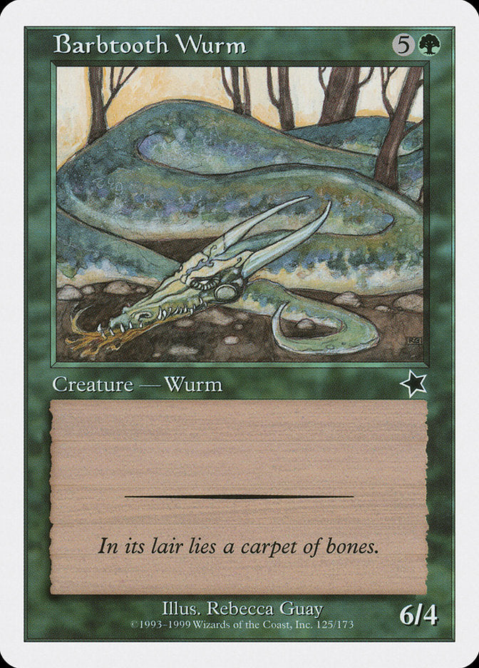 Barbtooth Wurm 125 (Starter 1999)  | Good Games Adelaide SA
