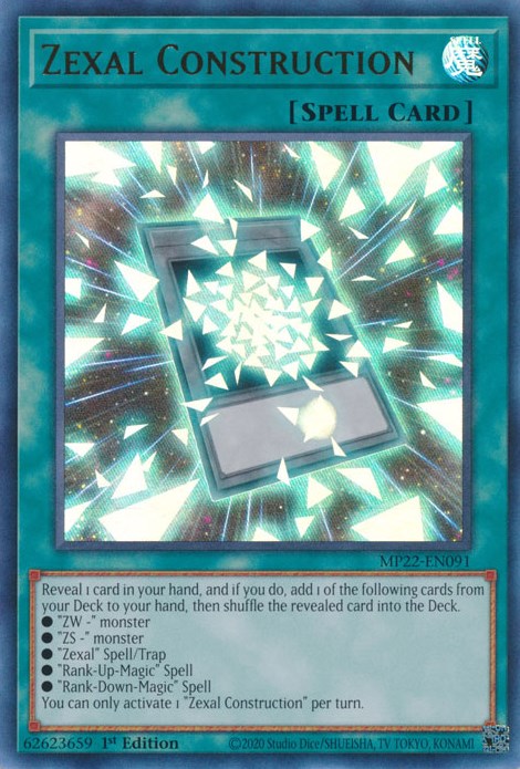 Zexal Construction [MP22-EN091] Ultra Rare | Good Games Adelaide SA