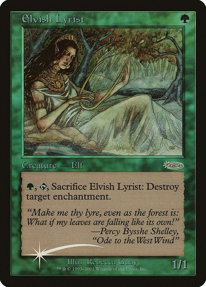 Elvish Lyrist  (Junior Series Promos)  - Foil | Good Games Adelaide SA