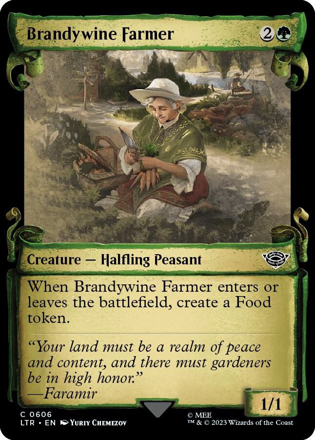 Brandywine Farmer 606 (Universes Beyond: The Lord of the Rings: Tales of Middle-earth)  - Showcase Scroll | Good Games Adelaide SA