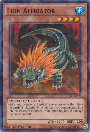 Lion Alligator [BP03-EN089] Shatterfoil Rare | Good Games Adelaide SA