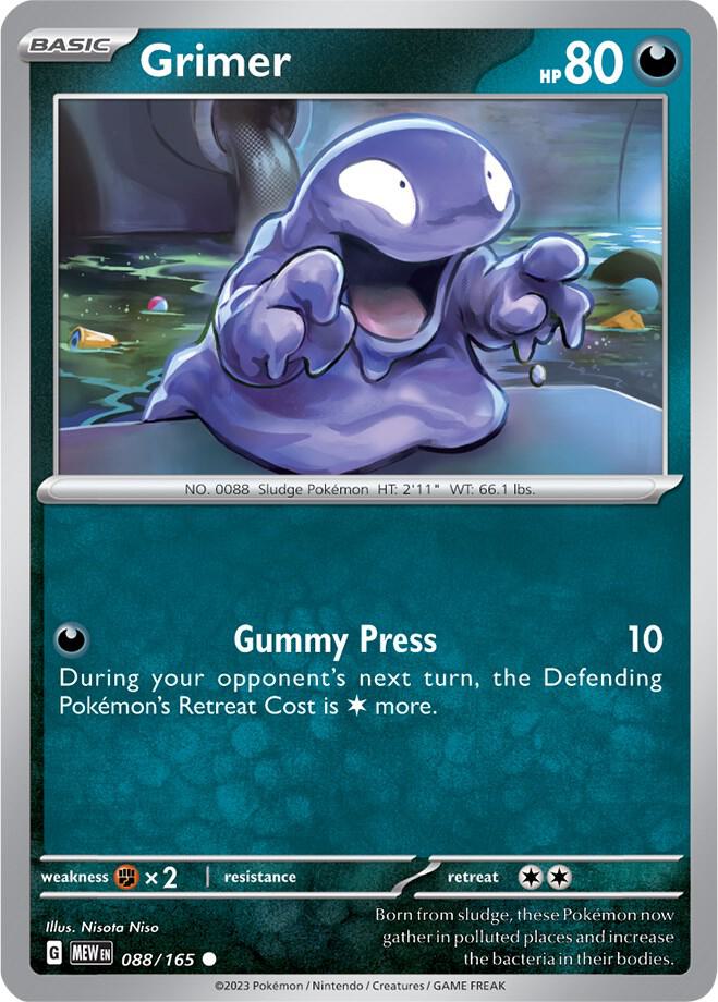 Grimer 088/165 (SV: Scarlet & Violet 151)  | Good Games Adelaide SA