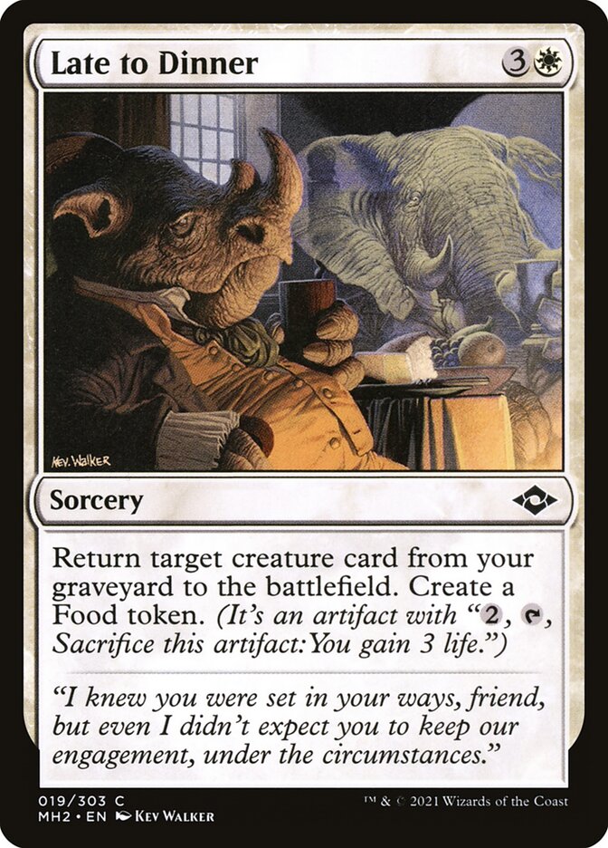 Late to Dinner 19 (Modern Horizons 2)  - Foil | Good Games Adelaide SA