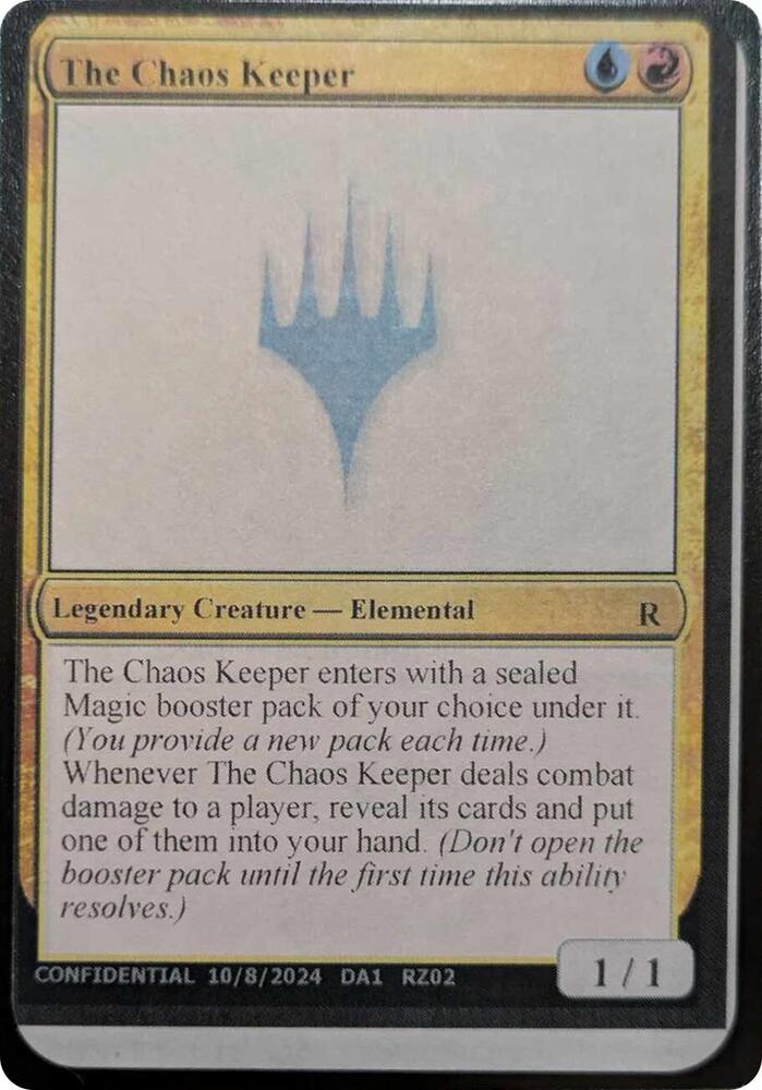 The Chaos Keeper  (Un-Known Event Playtest Cards)  | Good Games Adelaide SA