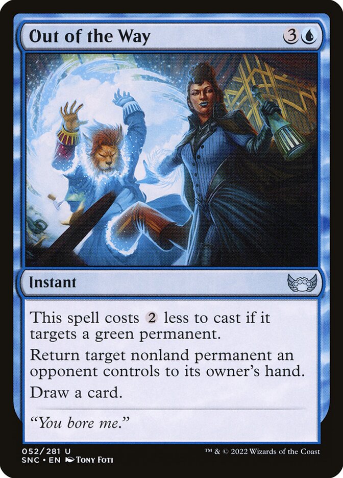 Out of the Way 52 (Streets of New Capenna)  - Foil | Good Games Adelaide SA