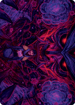 Reckoner Shakedown Art Card [Kamigawa: Neon Dynasty Art Series] | Good Games Adelaide SA