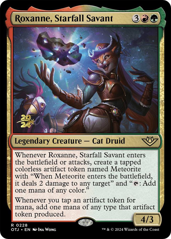 Roxanne Starfall Savant 228 (Prerelease Cards)  - Foil | Good Games Adelaide SA