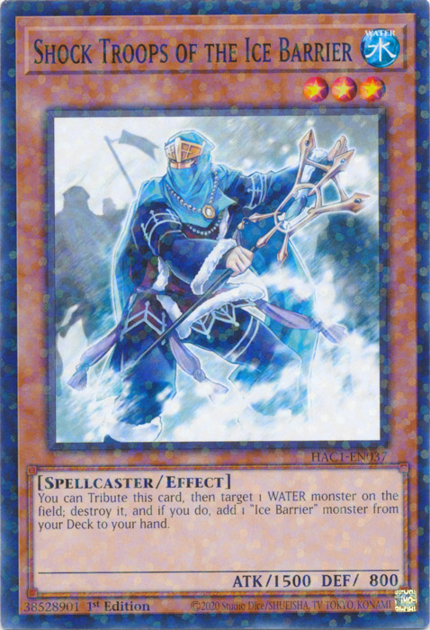Shock Troops of the Ice Barrier (Duel Terminal) [HAC1-EN037] Common | Good Games Adelaide SA