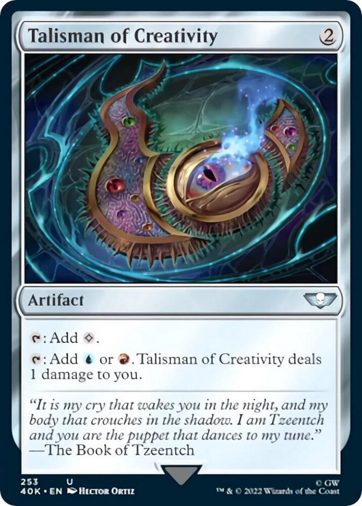 Talisman of Creativity 253/617 (Universes Beyond: Warhammer 40,000)  | Good Games Adelaide SA
