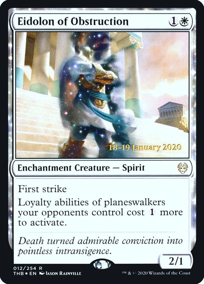 Eidolon of Obstruction 12 (Prerelease Cards)  - Foil | Good Games Adelaide SA