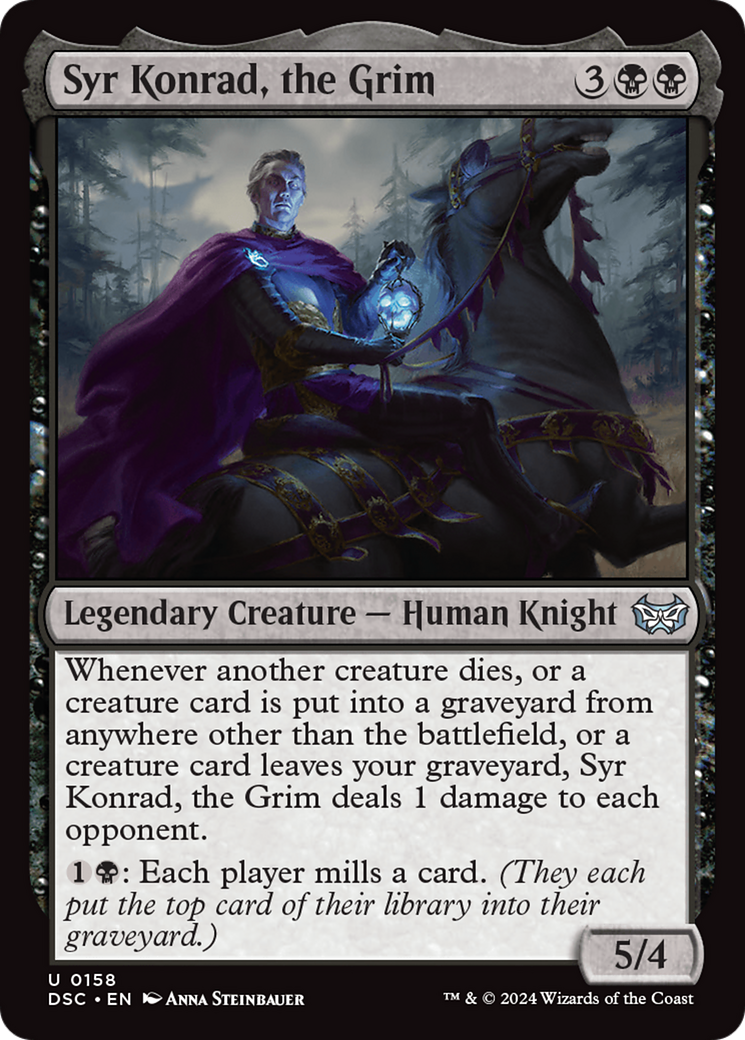 Syr Konrad, the Grim [Duskmourn: House of Horror Commander] | Good Games Adelaide SA