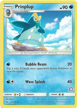 Prinplup 13 33/156 (SM Trainer Kit: Alolan Sandslash & Alolan Ninetales)  | Good Games Adelaide SA