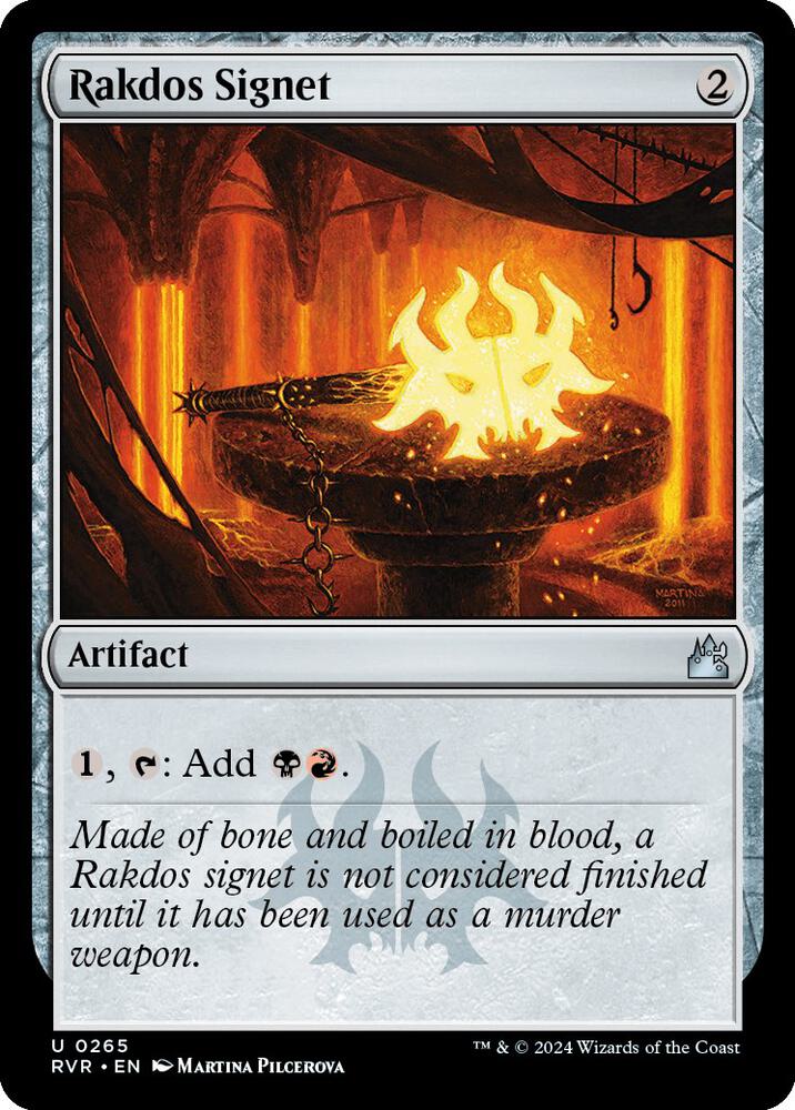 Rakdos Signet 265 (Ravnica Remastered)  | Good Games Adelaide SA