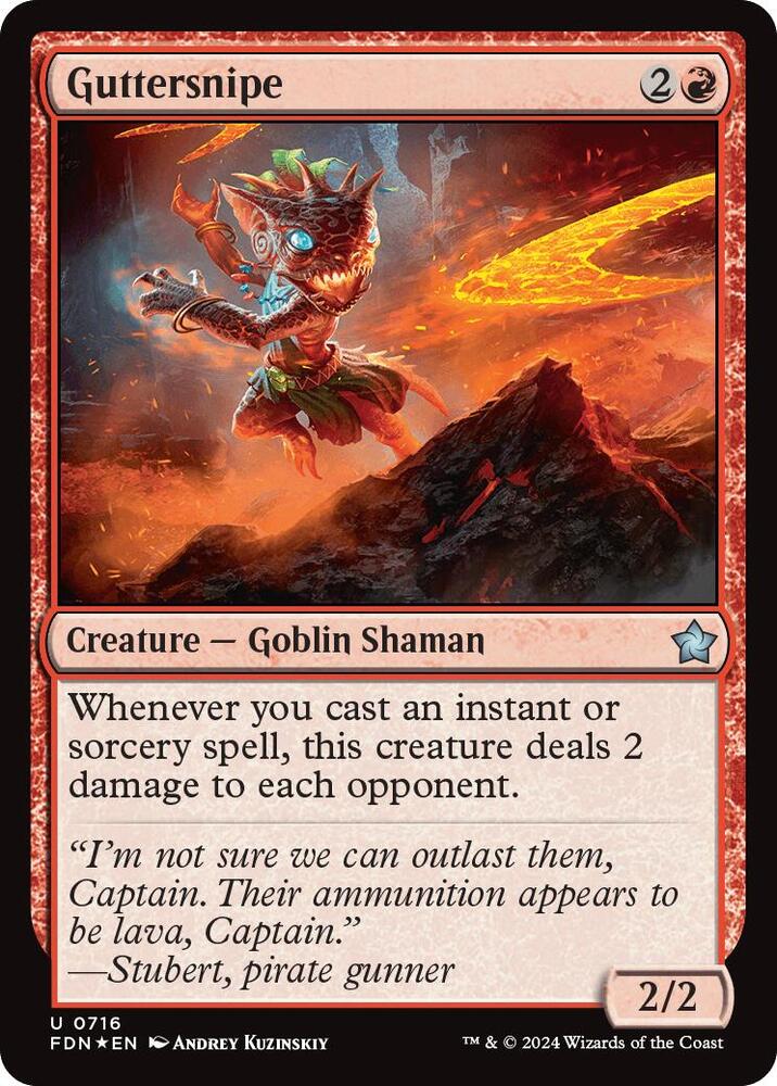 Guttersnipe 716 (Foundations)  - Foil | Good Games Adelaide SA