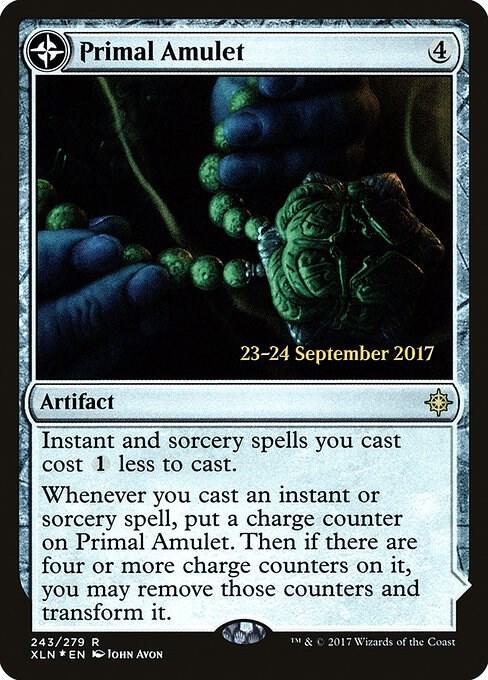 Primal Amulet 243 (Prerelease Cards)  - Foil | Good Games Adelaide SA