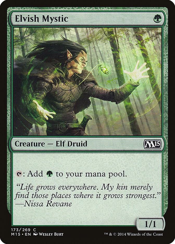 Elvish Mystic 173 (Magic 2015 (M15))  - Foil | Good Games Adelaide SA