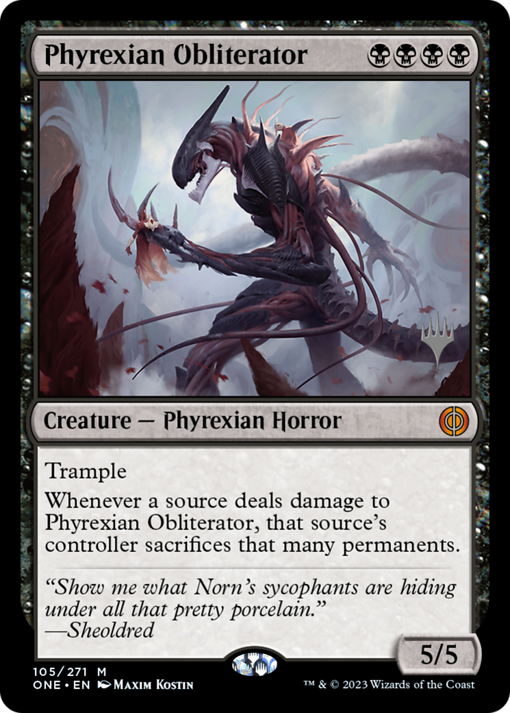 Phyrexian Obliterator (Promo Pack) [Phyrexia: All Will Be One Promos] | Good Games Adelaide SA
