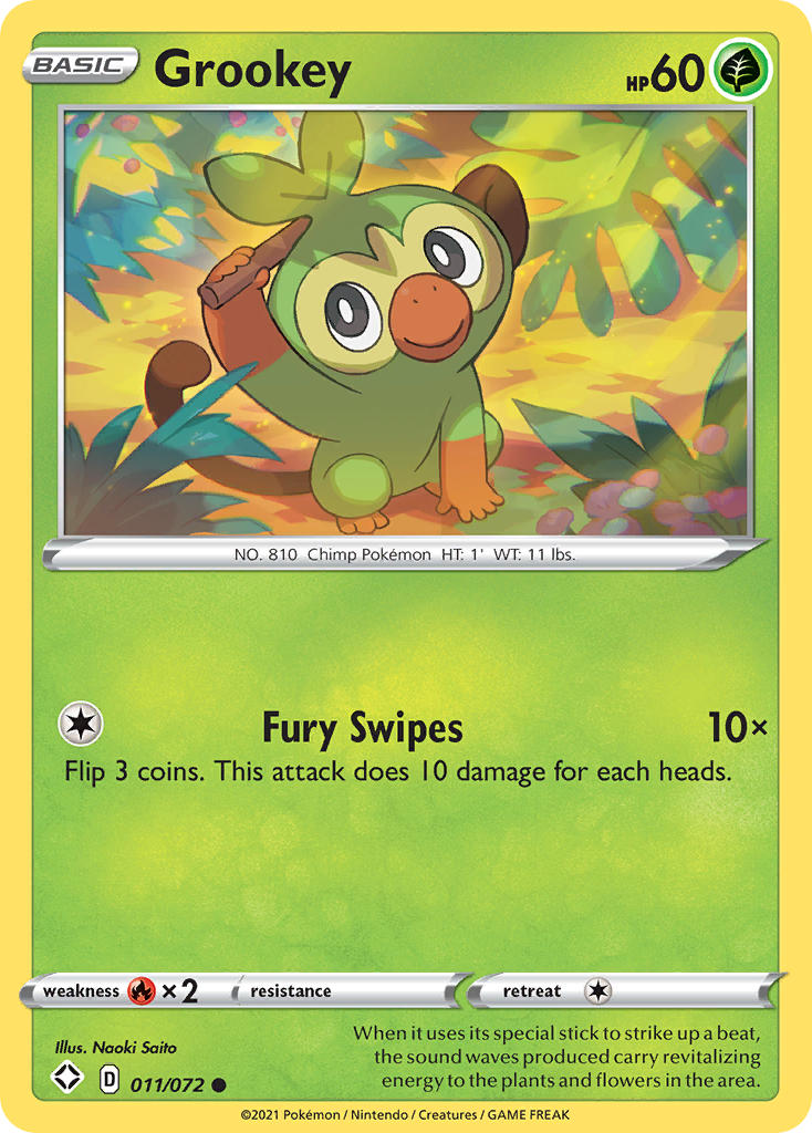 Grookey (011/072) [Sword & Shield: Shining Fates] | Good Games Adelaide SA
